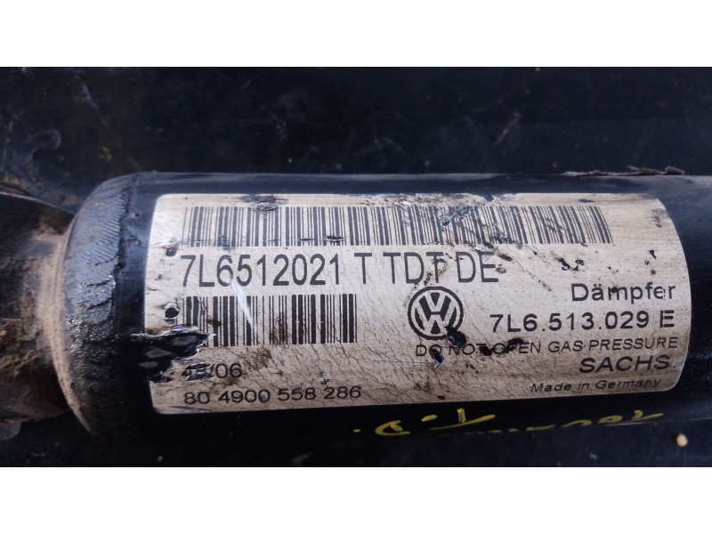 Recambio de amortiguador trasero derecho para volkswagen touareg (7l6) tdi r5 referencia OEM IAM   