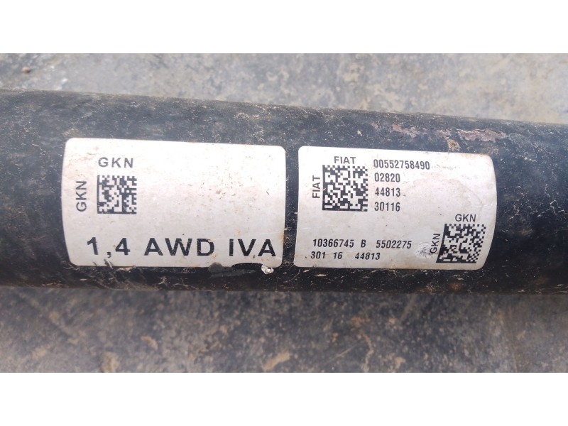 Recambio de transmision central para jeep renegade suv (bu, b1, bv) 1.4 4x4 referencia OEM IAM 68616895AA  