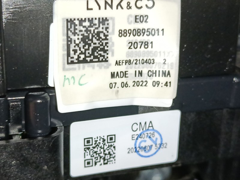 Recambio de anillo airbag para lynk & co 01 phev referencia OEM IAM   