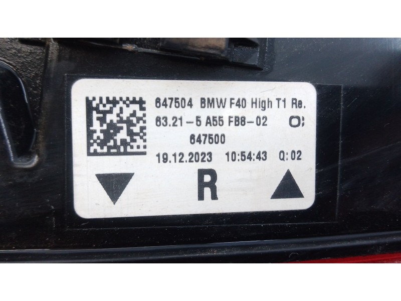 Recambio de piloto trasero derecho para bmw 1 (f40) 118 d referencia OEM IAM   
