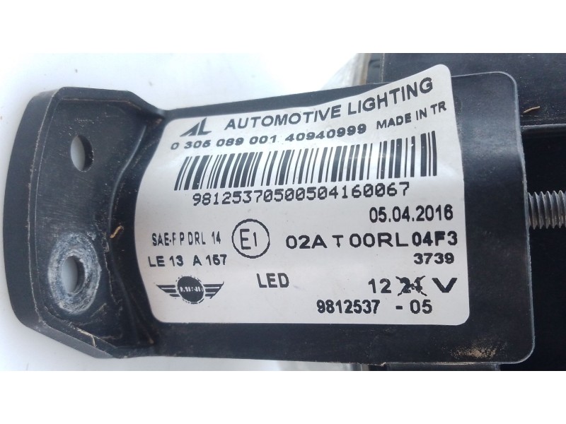 Recambio de faro antiniebla derecho para mini mini countryman (r60) cooper d referencia OEM IAM   