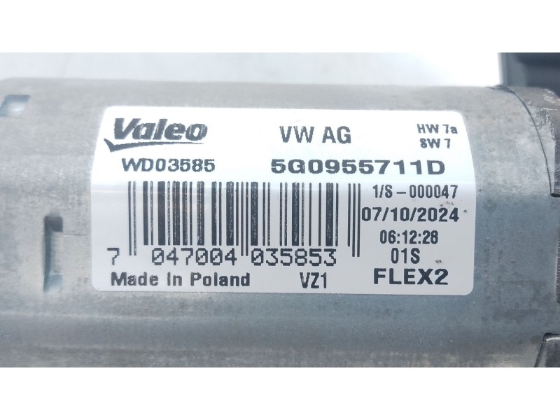 Recambio de motor limpia trasero para skoda fabia iv (pj3) 1.0 tsi referencia OEM IAM 5G0955711D  