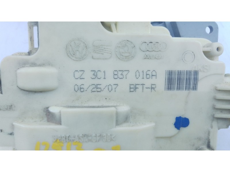 Recambio de cerradura puerta delantera derecha para audi q7 (4l) 4.2 tdi (240kw) referencia OEM IAM   