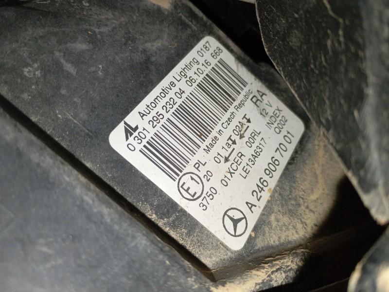 Recambio de faro derecho xenon para mercedes-benz clase b sports tourer (w246, w242) b 200 cdi / d (246.208) referencia OEM IAM 