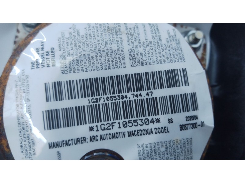 Recambio de airbag delantero derecho para volkswagen transporter t6 / caravelle t6 autobús (sgb, sgj, shb, shj) 2.0 tdi referenc