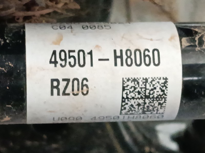 Recambio de transmision delantera derecha para kia stonic (yb) 1.2 cvvt referencia OEM IAM 49501H8060  