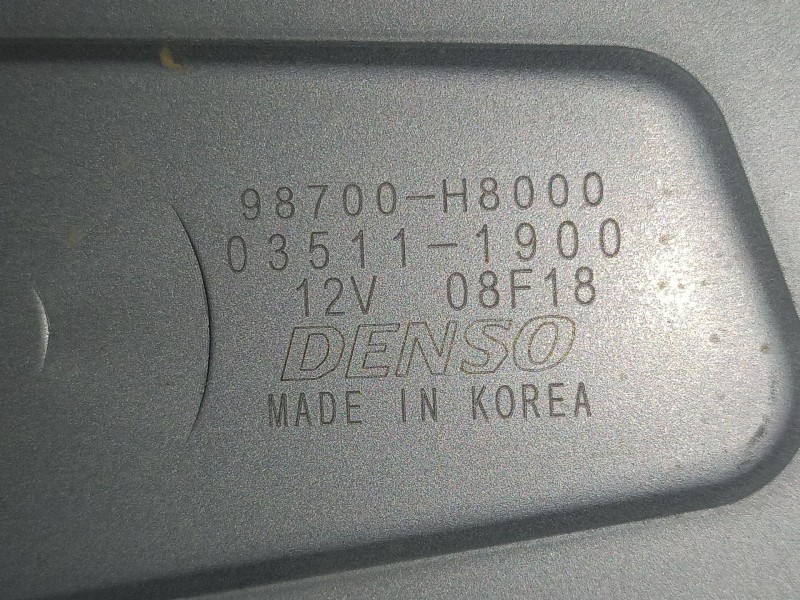 Recambio de motor limpia trasero para kia stonic (yb) 1.2 cvvt referencia OEM IAM 98700H800 035111900 