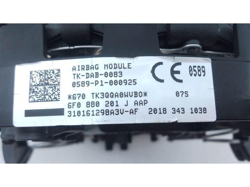 Recambio de kit airbag para seat ateca (kh7) xcellence referencia OEM IAM 3Q0959655CM  