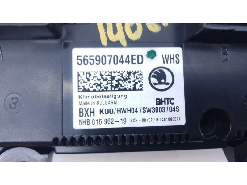 Recambio de mando climatizador para skoda karoq 2.0 tdi nu7 referencia OEM IAM   