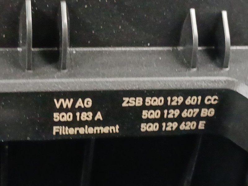 Recambio de filtro aire para cupra formentor (kmp) 1.5 tsi referencia OEM IAM 5Q0129607BG  