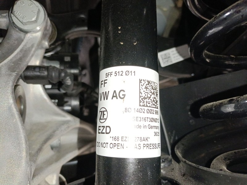 Recambio de amortiguador trasero izquierdo para cupra formentor (kmp) 1.5 tsi referencia OEM IAM 5FF512011  