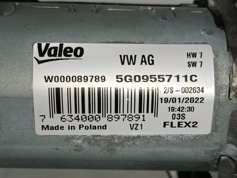 Recambio de motor limpia trasero para skoda fabia iv (pj3) 1.0 tsi referencia OEM IAM 5G0955711C  