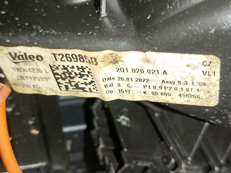 Recambio de ventilador calefaccion para skoda fabia iv (pj3) 1.0 tsi referencia OEM IAM   