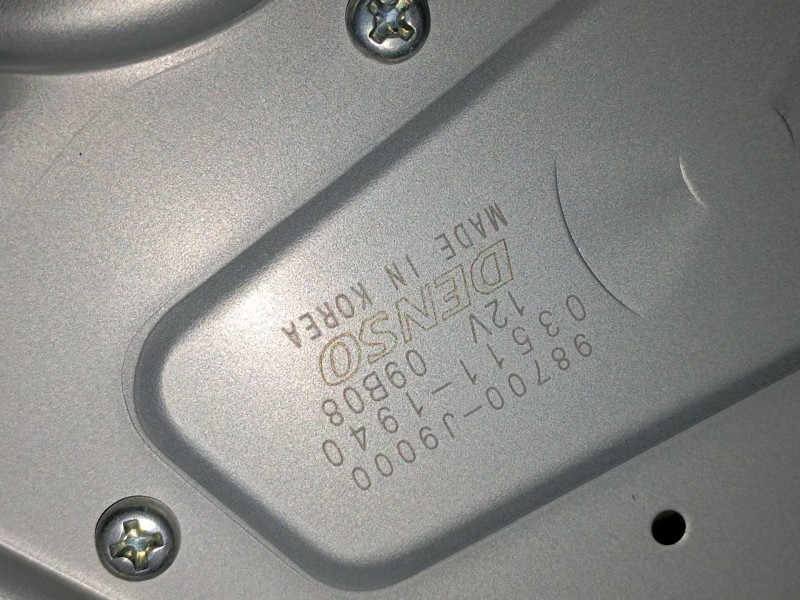 Recambio de motor limpia trasero para hyundai kona (os, ose, osi) 1.0 t-gdi referencia OEM IAM   