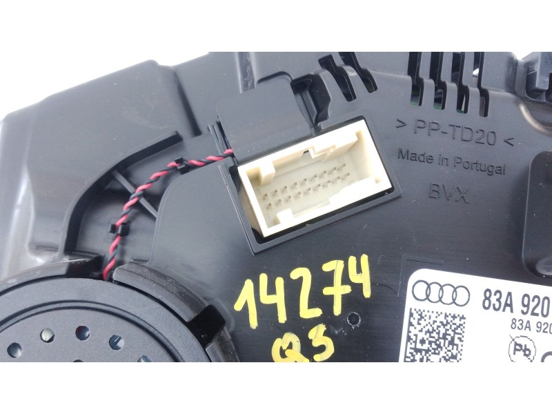 Recambio de cuadro instrumentos para audi q3 sportback (f3n) 35 tdi referencia OEM IAM 83A920790L  