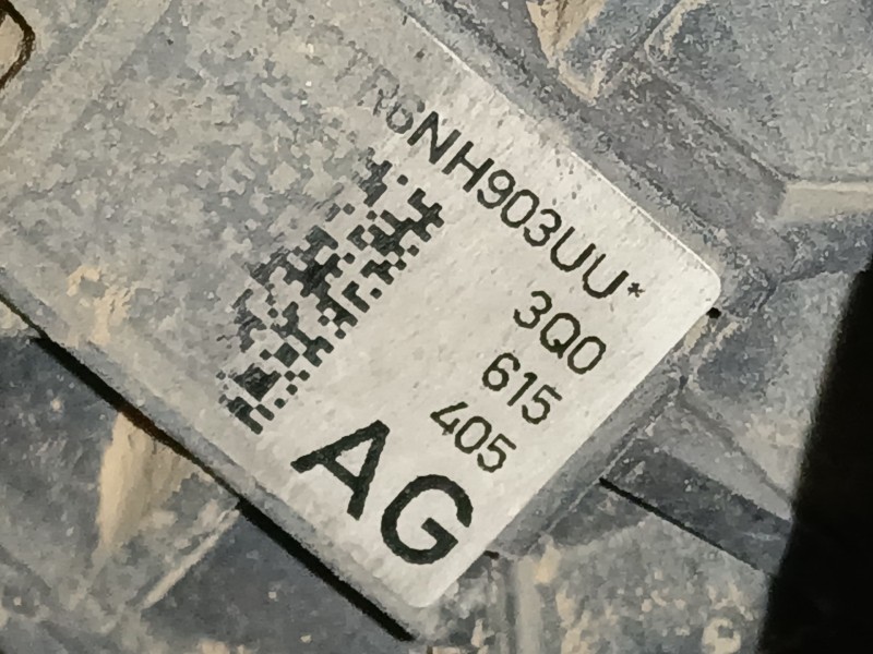 Recambio de pinza freno trasera izquierda para volkswagen arteon (3h7, 3h8) 2.0 tdi referencia OEM IAM 3Q0615405AG  