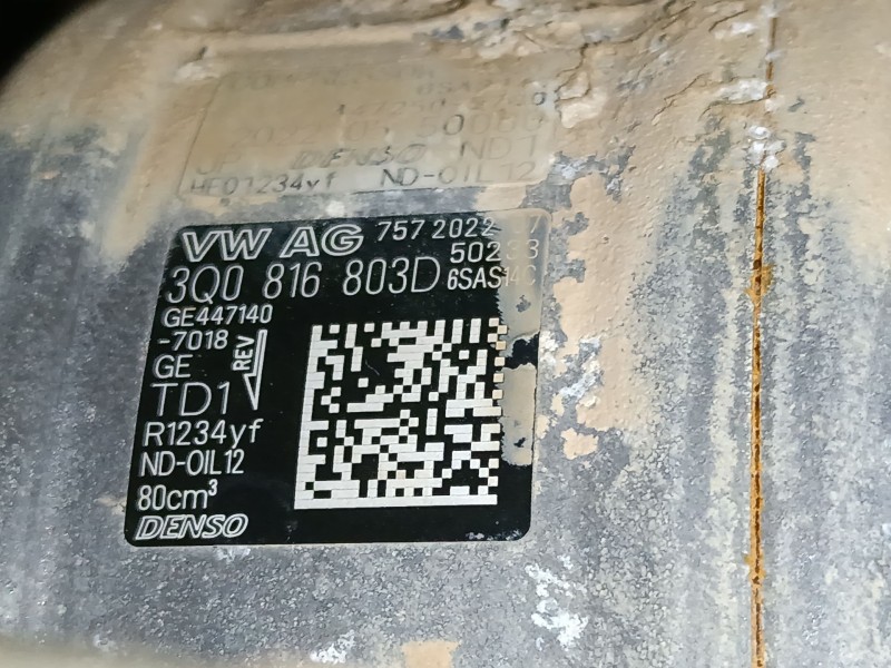 Recambio de compresor aire acondicionado para volkswagen arteon (3h7, 3h8) 2.0 tdi referencia OEM IAM   