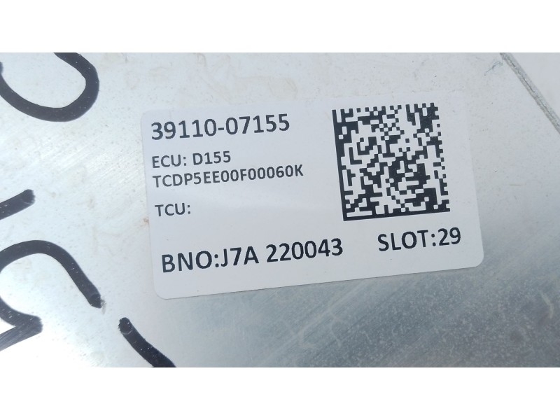 Recambio de centralita motor uce para kia ceed (cd) 1.0 t-gdi referencia OEM IAM 3919907021 3911007155 