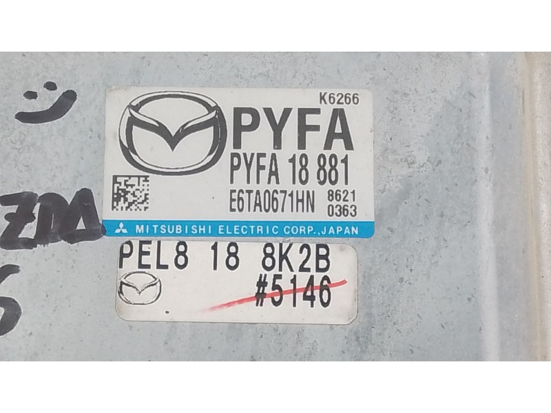 Recambio de centralita motor uce para mazda 6 sedán (gj, gl) 2.0 (gj2, gl2, gl6) referencia OEM IAM PYFA18881 PEL8188K2B 