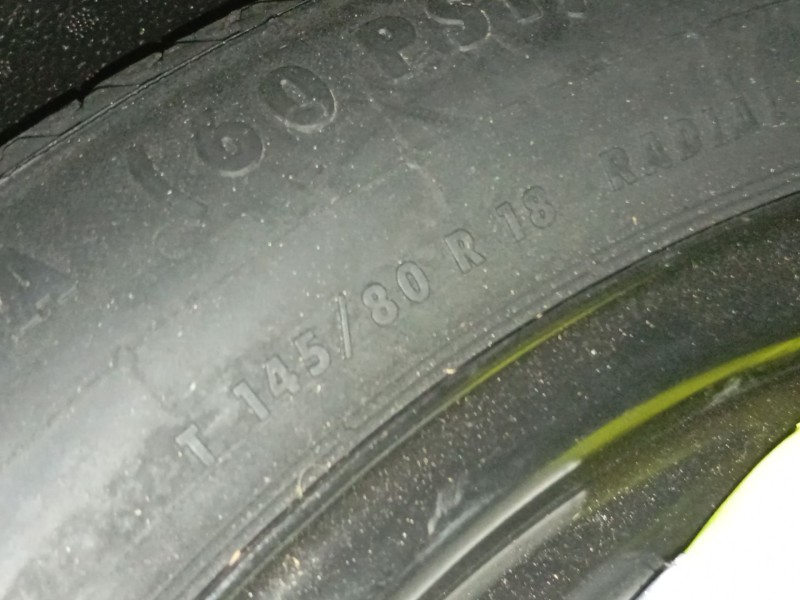 Recambio de neumatico repuesto para audi q3 (8ub, 8ug) 2.0 tdi referencia OEM IAM 145/80/18  