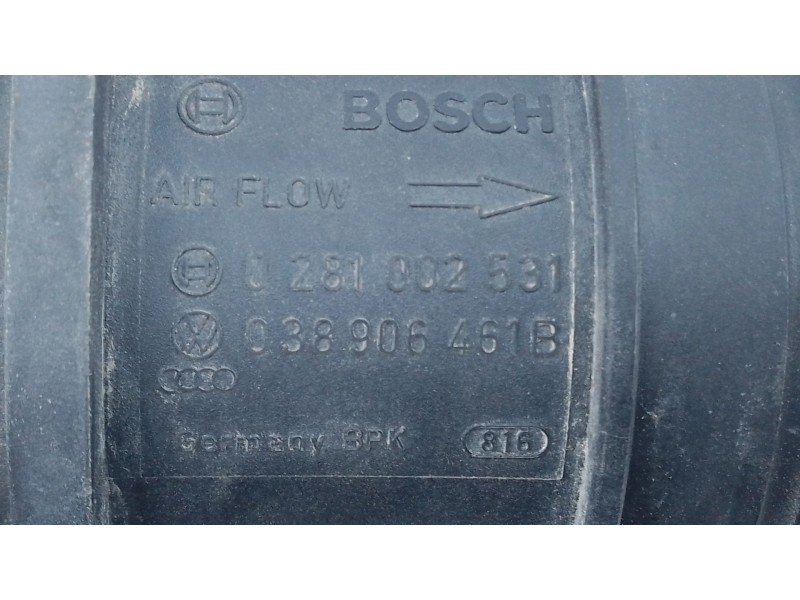 Recambio de caudalimetro para seat ibiza (6j5) reference referencia OEM IAM 038906461B 0281002531 