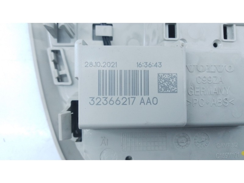Recambio de luz interior para volvo xc40 (536) t3 referencia OEM IAM   