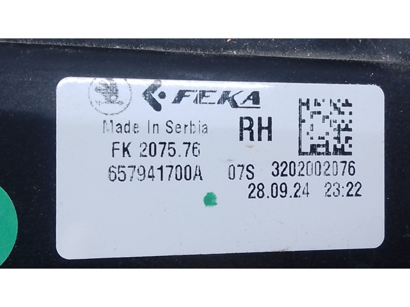 Recambio de faro antiniebla derecho para skoda scala (nw1) 1.5 tsi referencia OEM IAM   