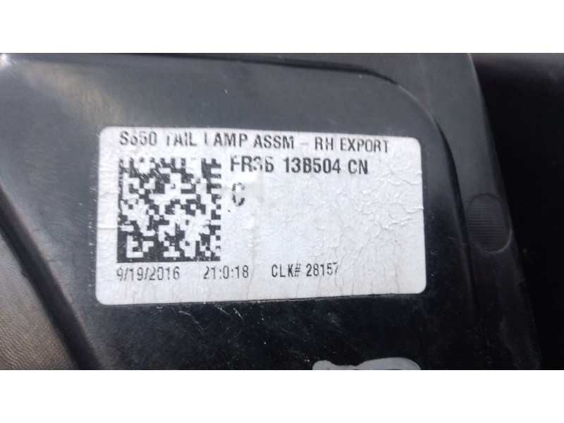 Recambio de piloto trasero derecho para ford usa mustang coupé 2.3 ecoboost referencia OEM IAM   