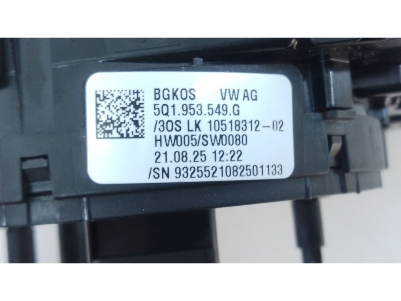 Recambio de anillo airbag para cupra formentor (kmp) 2.0 tdi referencia OEM IAM 5Q1953549G  