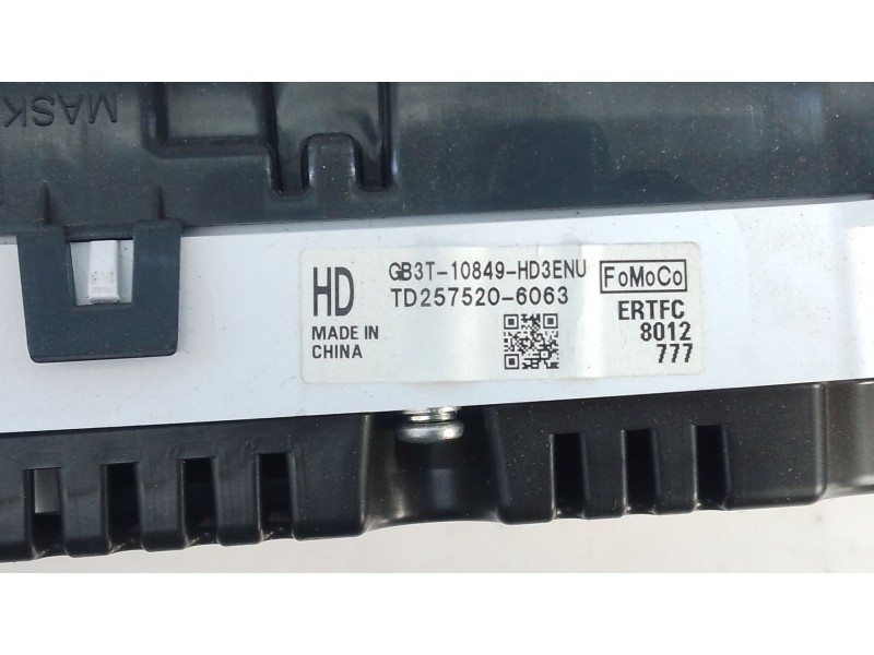 Recambio de cuadro instrumentos para ford ranger (tke) 3.2 tdci 4x4 referencia OEM IAM GB3T10849 TD257520 