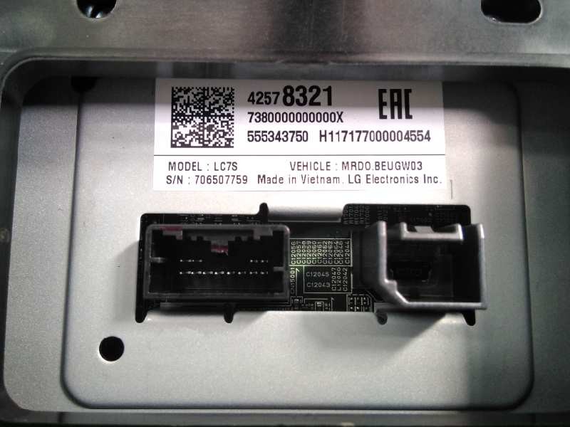 Recambio de sistema audio / radio cd para opel astra k lim. 5türig dynamic referencia OEM IAM 42578321 555343750 