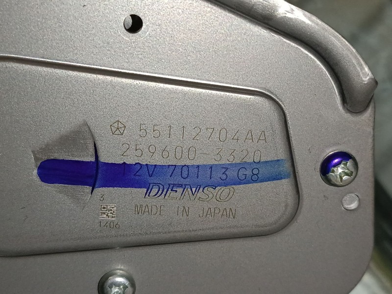 Recambio de motor limpia trasero para jeep compass (mp, m6, mv, m7) 1.4 multiair referencia OEM IAM   