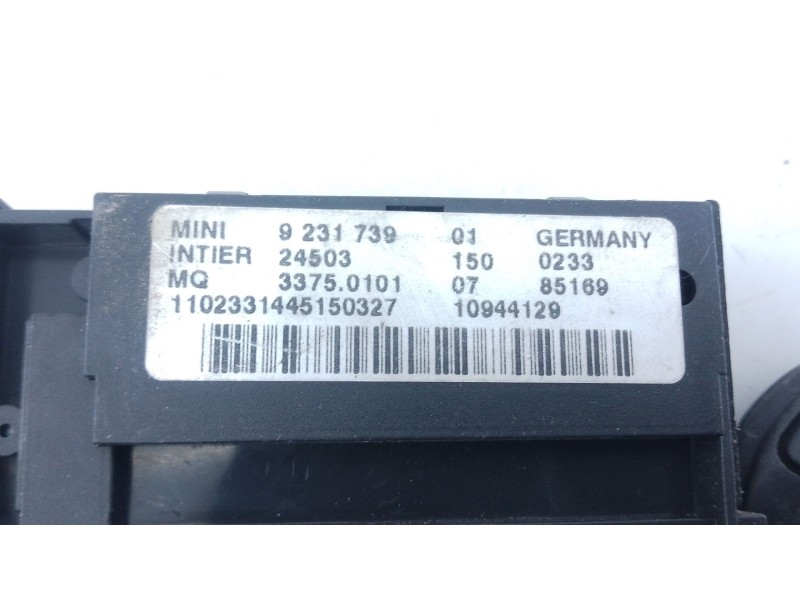 Recambio de antirrobo para mini mini (r56) cooper d referencia OEM IAM   