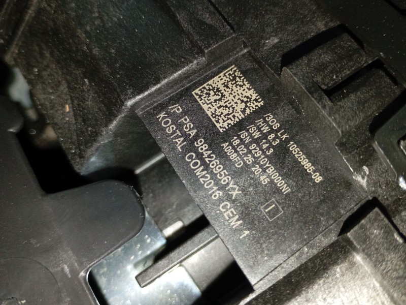 Recambio de anillo airbag para opel corsa f (p2jo) 1.2 (68) referencia OEM IAM 98426956YX  