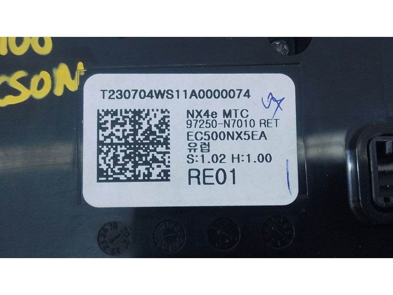 Recambio de mando calefaccion / aire acondicionado para hyundai tucson (nx4e, nx4a) 1.6 t-gdi referencia OEM IAM   