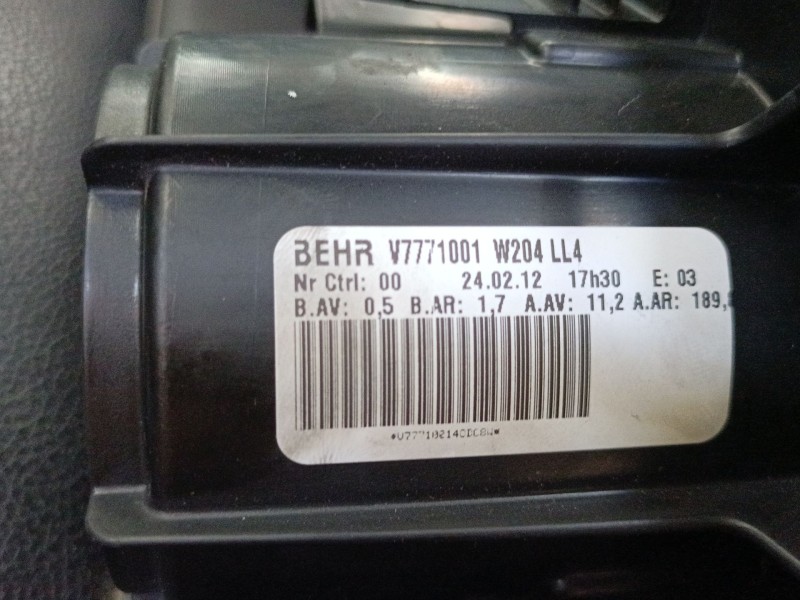 Recambio de ventilador calefaccion para mercedes-benz clase e coupé (c207) e 250 cdi / bluetec / d (207.303, 207.304) referencia