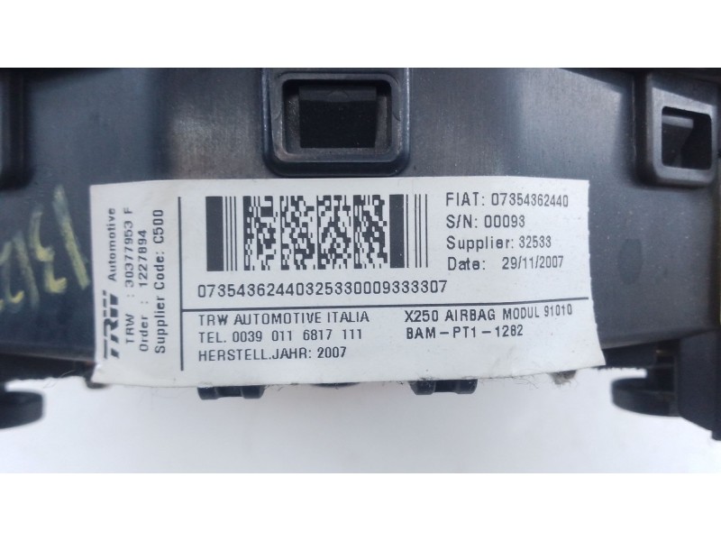Recambio de airbag delantero izquierdo para peugeot boxer furgoneta 2.2 hdi 120 referencia OEM IAM   