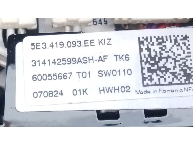 Recambio de volante para skoda octavia iv nx3 vrs 2.0 tsi referencia OEM IAM   