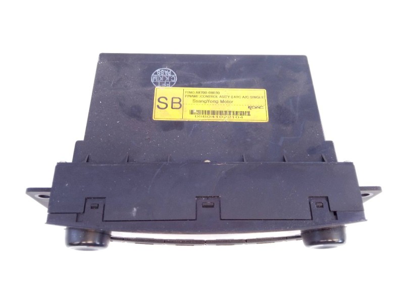 Recambio de mando climatizador para ssangyong rexton rx 270 plus / 270 xdi plus referencia OEM IAM 6870008030 DSB041022104 E3-A3