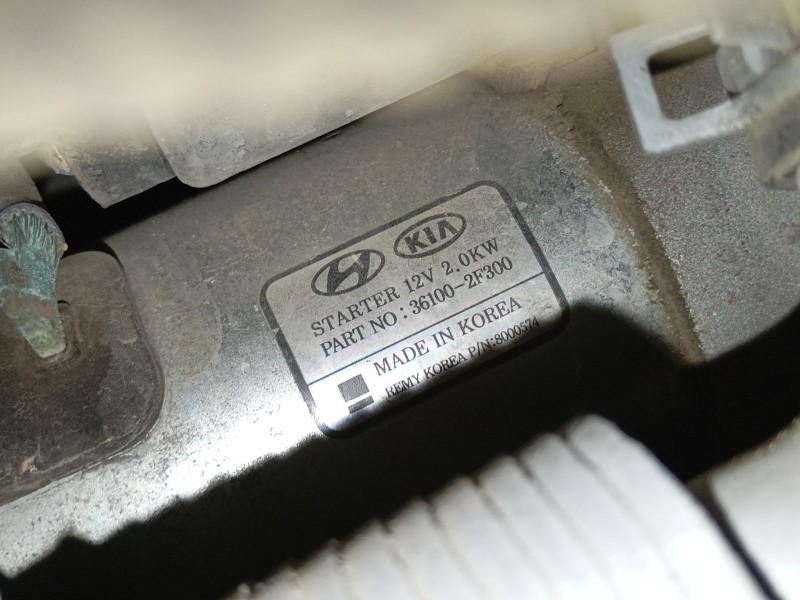 Recambio de motor arranque para hyundai tucson (tl, tle) 2.0 crdi a las 4 ruedas referencia OEM IAM 361002F300  