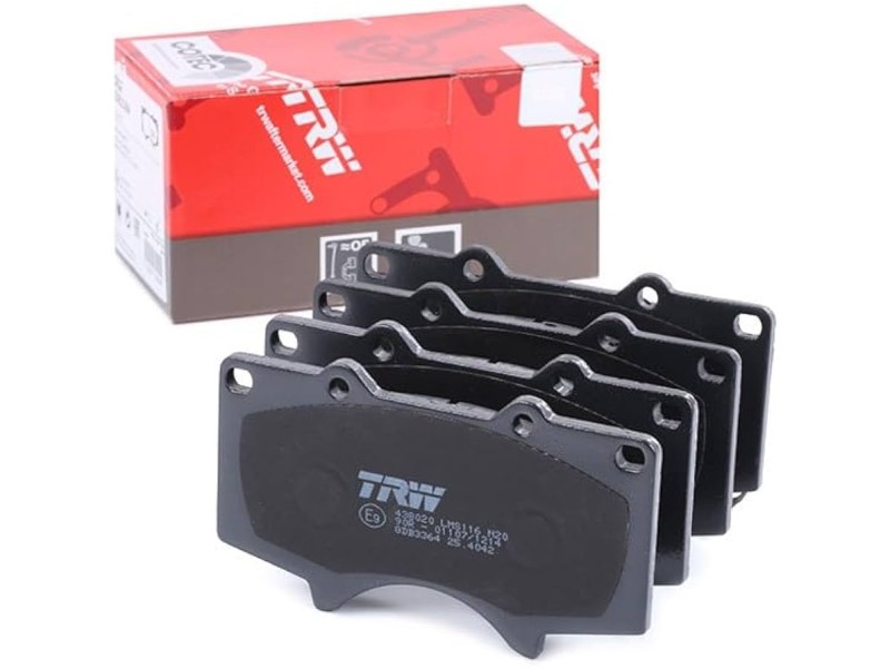 Recambio de juego pastillas de frenos para toyota land cruiser (j12) referencia OEM IAM B111176 NUEVO T1-1-B6-2