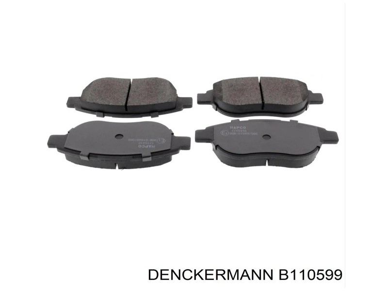 Recambio de juego pastillas de frenos para peugeot 207 referencia OEM IAM B110599 NUEVO T1-1-B