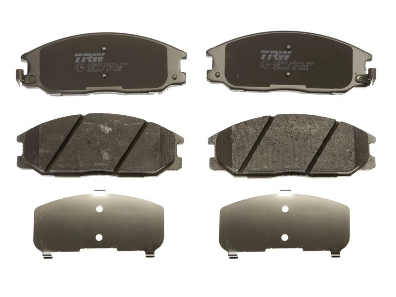 Recambio de juego pastillas de frenos para hyundai santa fé i (sm) 2.0 crdi referencia OEM IAM B110971 3322937300662 T1-1-B8-1 N