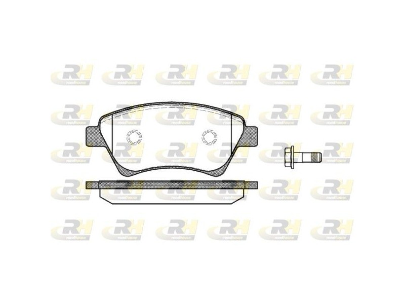 Recambio de juego pastillas de frenos para renault megane ii (bm0/1_, cm0/1_) 1.9 dci (bm0g, cm0g) referencia OEM IAM B110657 B1