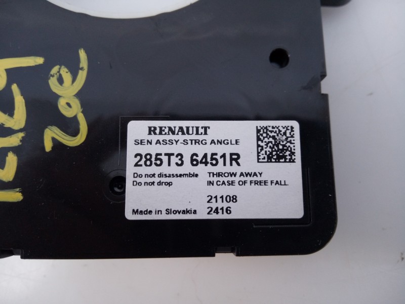 Recambio de modulo de sensor velocidad giro para renault zoe bose referencia OEM IAM 285T36451R  