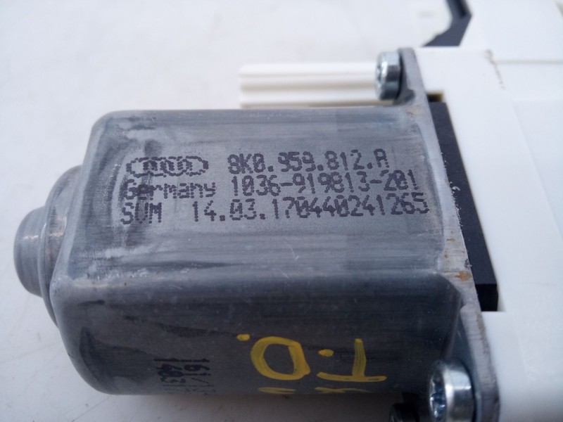 Recambio de motor elevalunas trasero derecho para audi q3 (8ub, 8ug) 2.0 tdi quattro referencia OEM IAM 8K0959812A  E1-B6-55-2