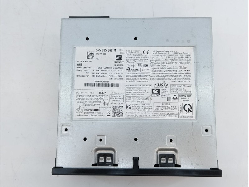 Recambio de sistema navegacion gps para seat ateca (kh7, khp) 1.5 tsi referencia OEM IAM 5FJ919606A  E2-A1-24-3