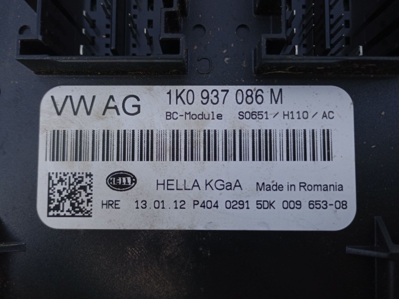 Recambio de modulo electronico para volkswagen golf vi (5k1) advance referencia OEM IAM 1K0937086M  E2-A1-33-6