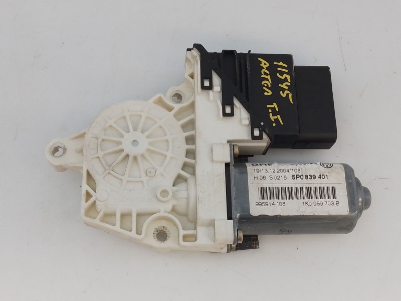 Recambio de motor elevalunas trasero izquierdo para seat altea (5p1) reference referencia OEM IAM 5P0839401  E1-B6-7-1