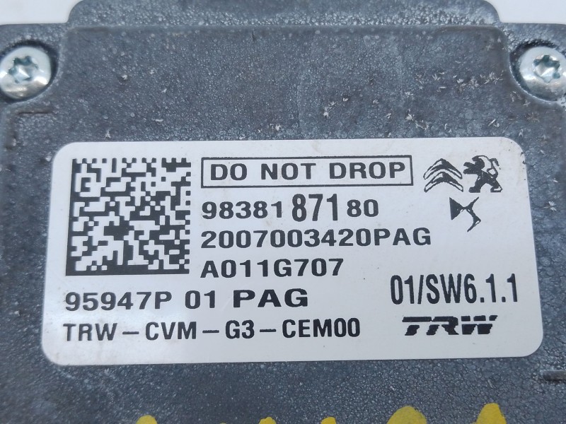 Recambio de modulo electronico para peugeot 2008 (--.2013) access referencia OEM IAM 9838187180  E3-B2-45-1